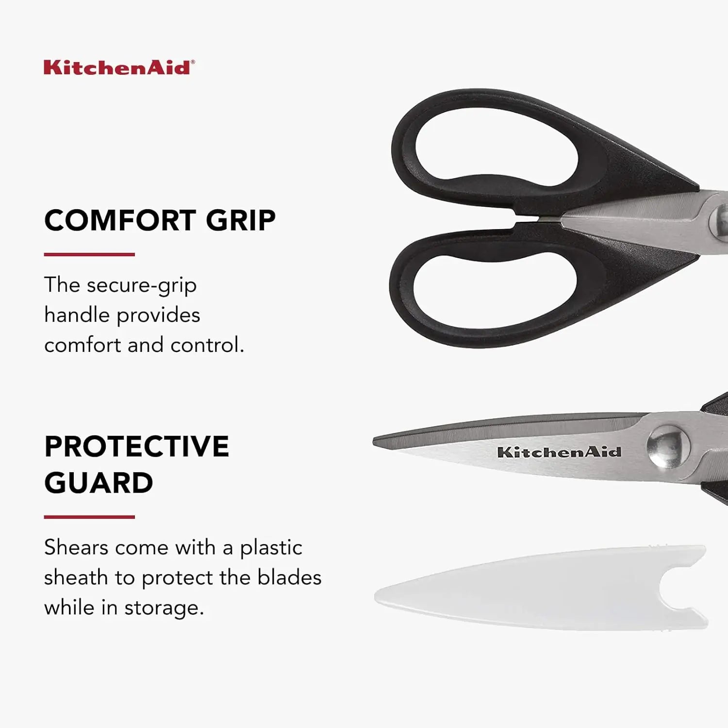 All Purpose Kitchen Shears with Protective Sheath